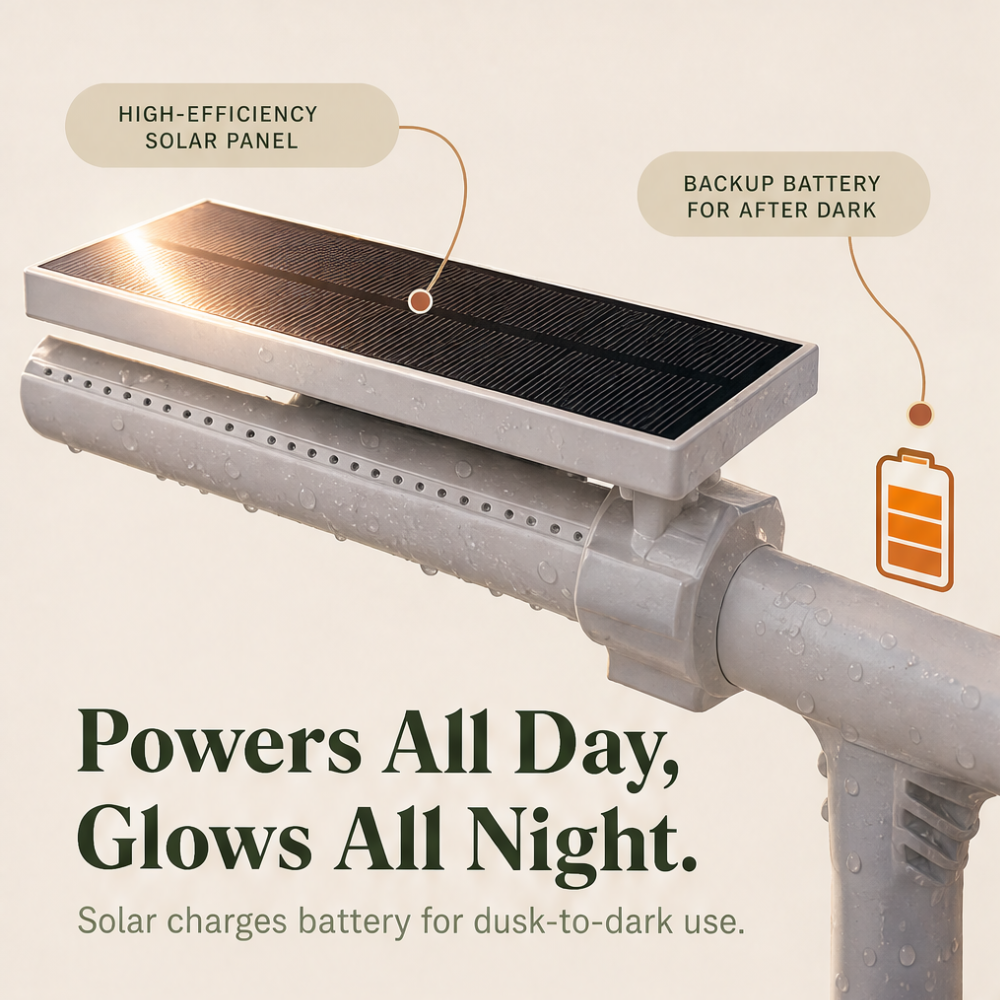 Lumiflow – Solar Pool Fountain with RGB Color Lights and Dual Spray