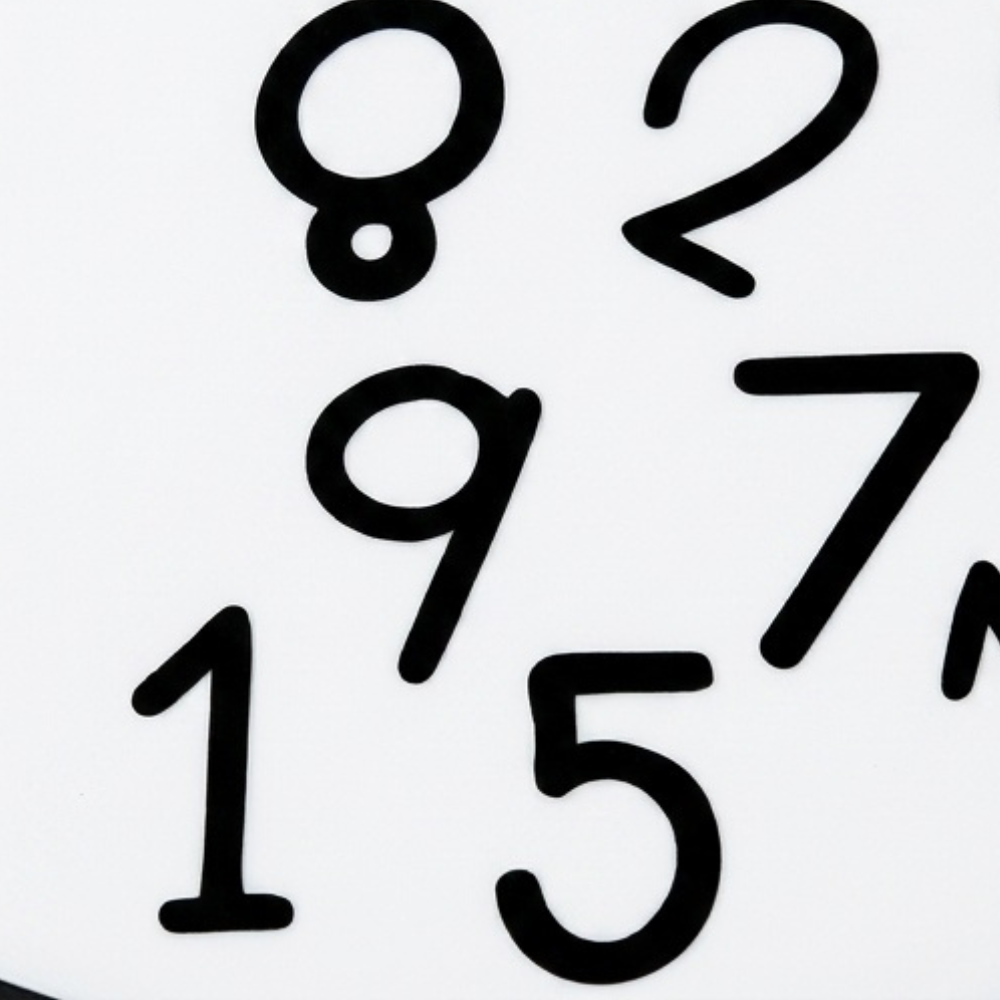 Lateley – Funny Silent Wall Clock with Messy Numbers