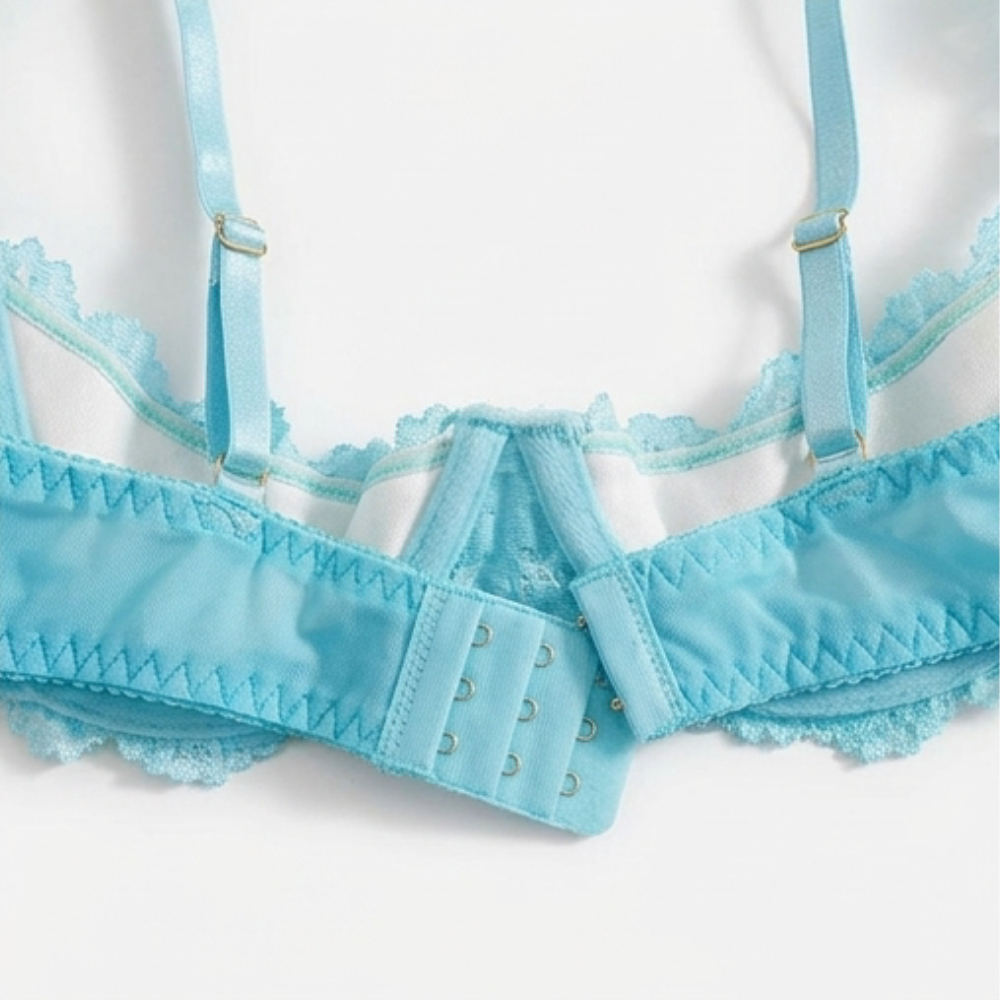 Lunaveil – Women's Floral Lace Bra and Panty Set
