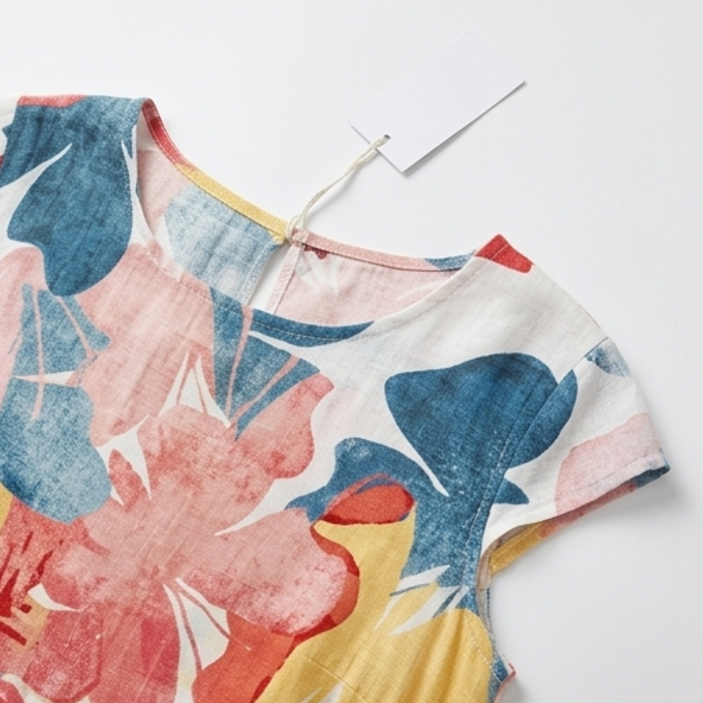 Florella – Watercolor Floral Summer Dress
