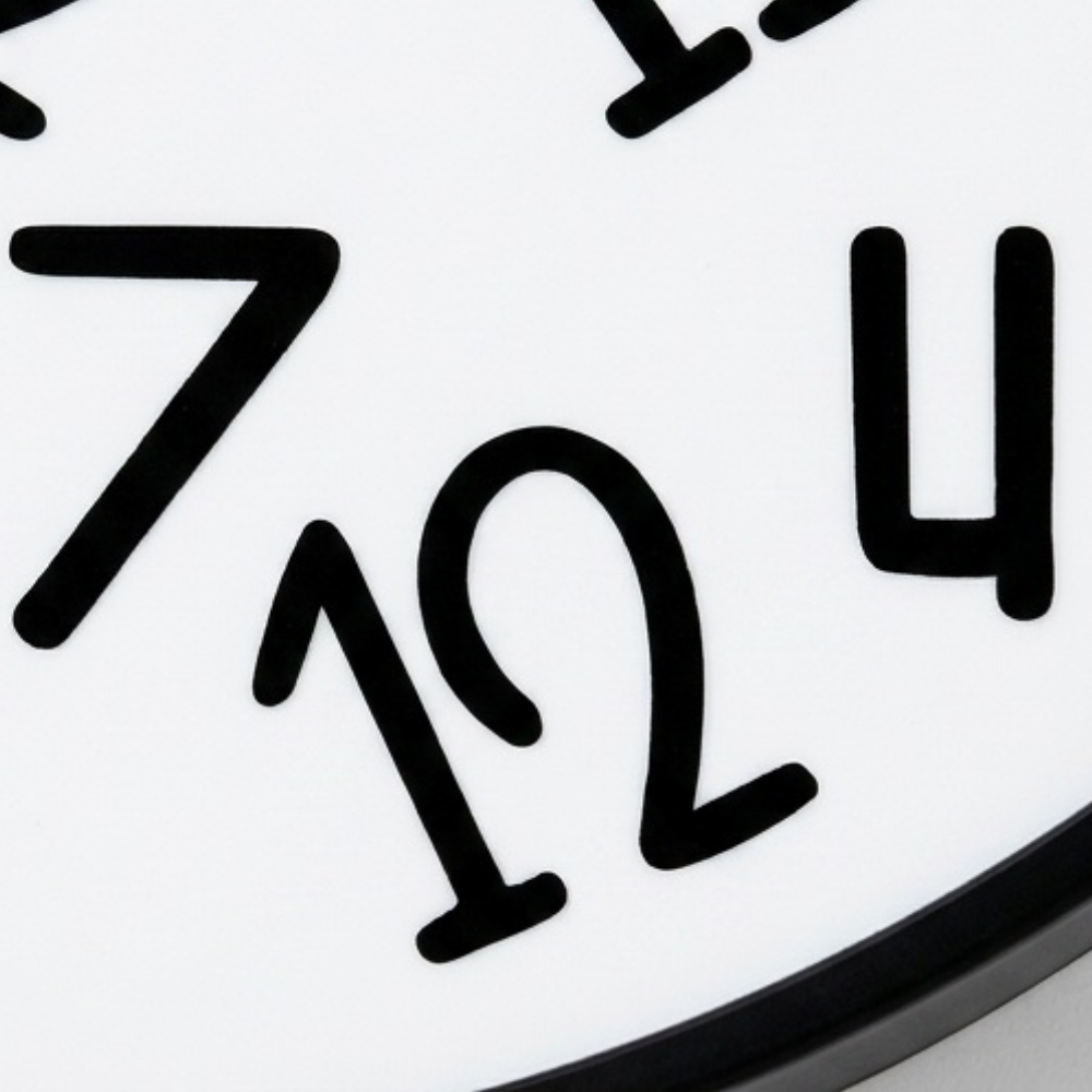 Lateley – Funny Silent Wall Clock with Messy Numbers