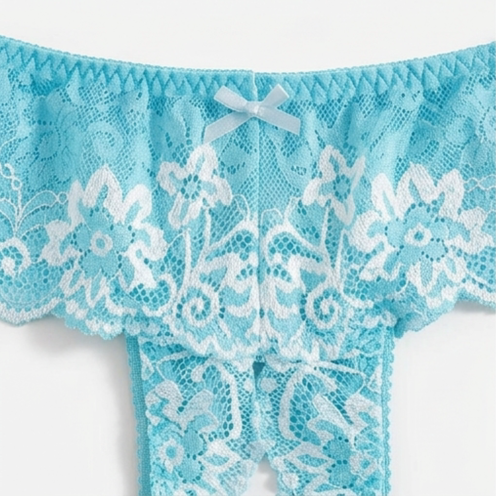 Lunaveil – Women's Floral Lace Bra and Panty Set