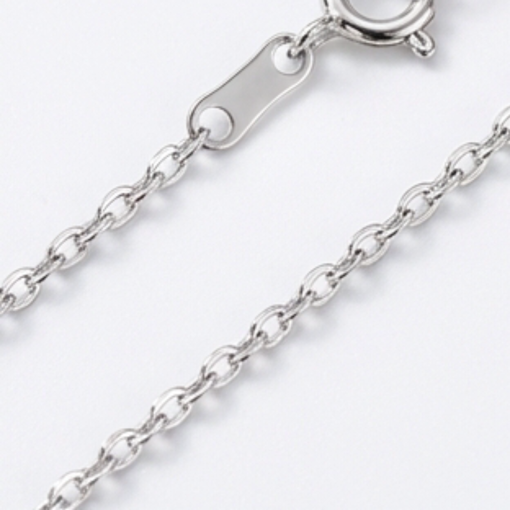Lunaire - Aqua Blue Teardrop Pendant Necklace