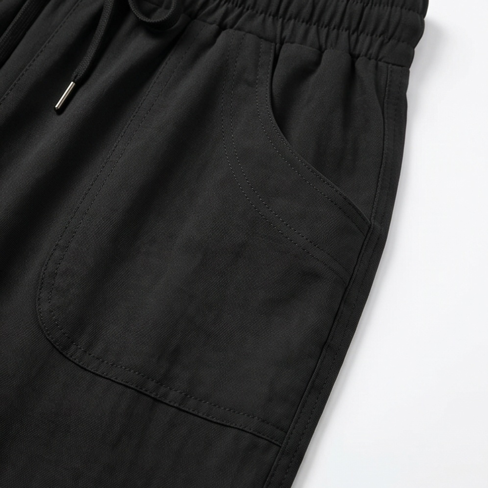 Lounella – Women's Soft Cropped Wide-Leg Pants