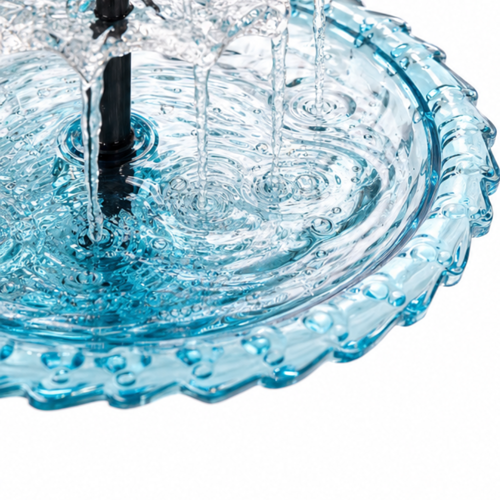 Avelora – Solar Hanging Bird Bath Fountain with Two-Tier Cascade