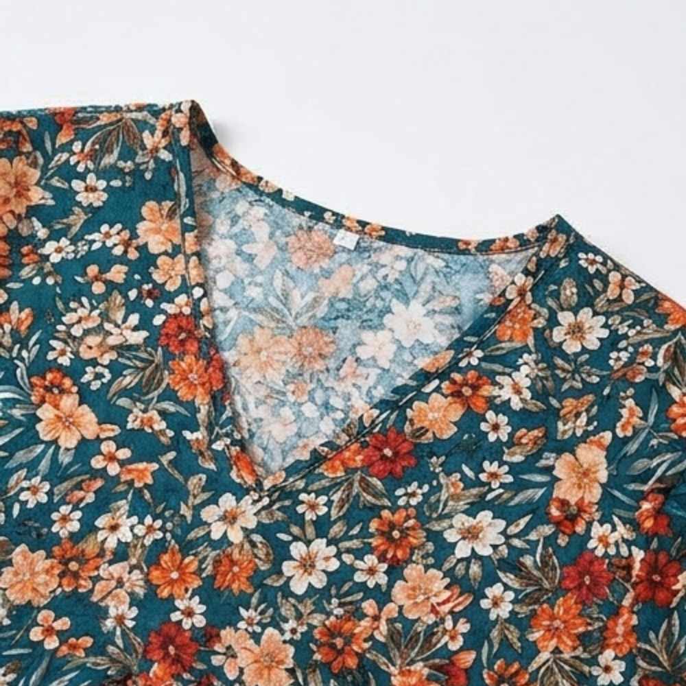 Florelle – Women's Flowy Floral Midi Dress