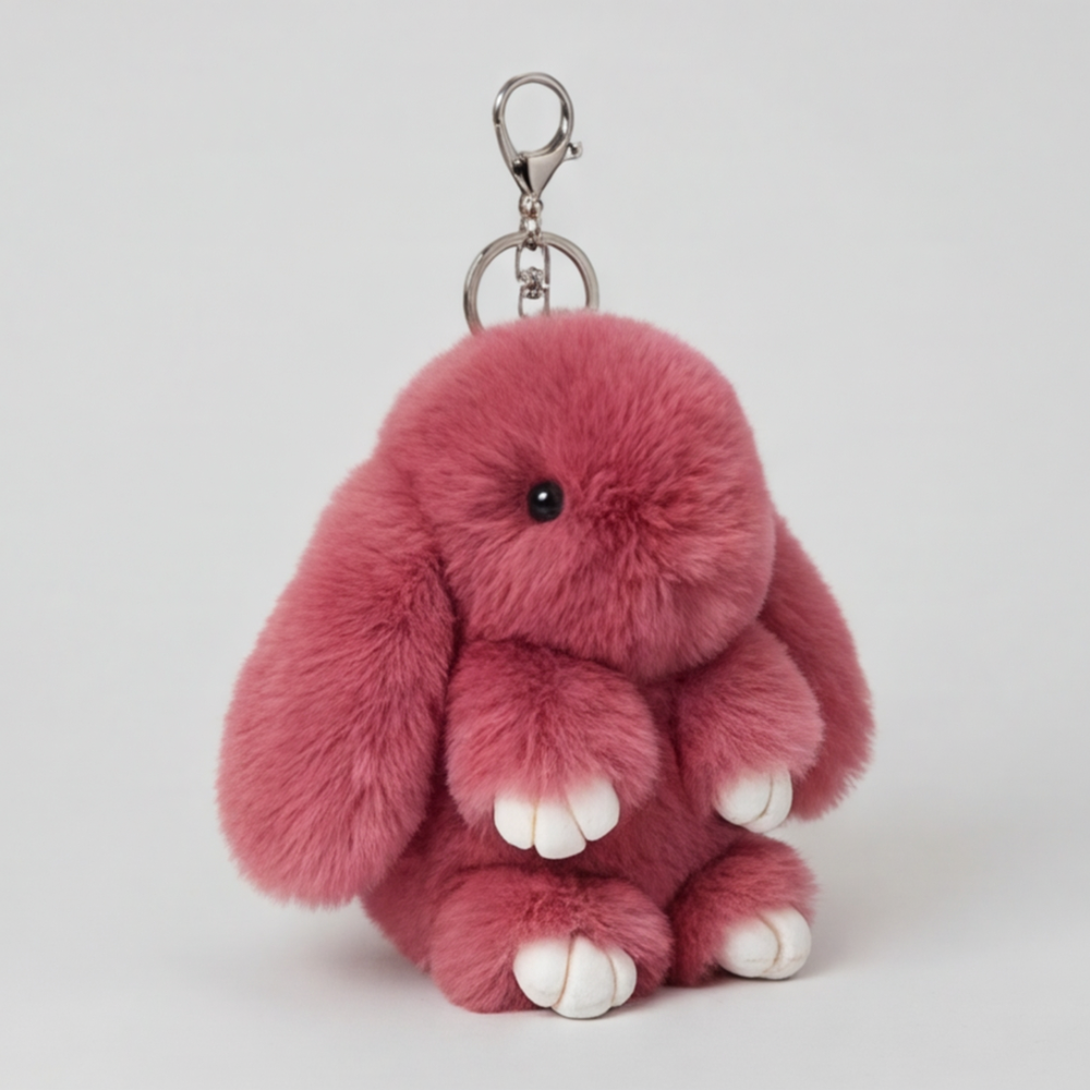 Lulette Fluffy Bunny Bag Charm
