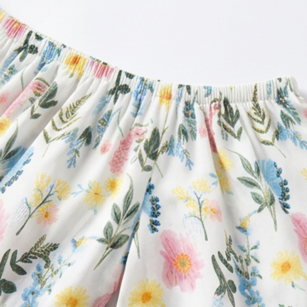 Florevia – Women's Off-Shoulder Floral Maxi Dress with Pockets
