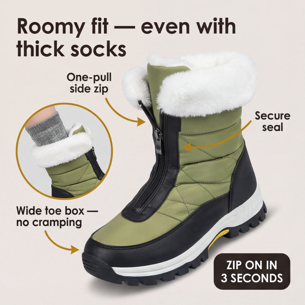 Frostara – Waterproof Fur Lined Winter Boots
