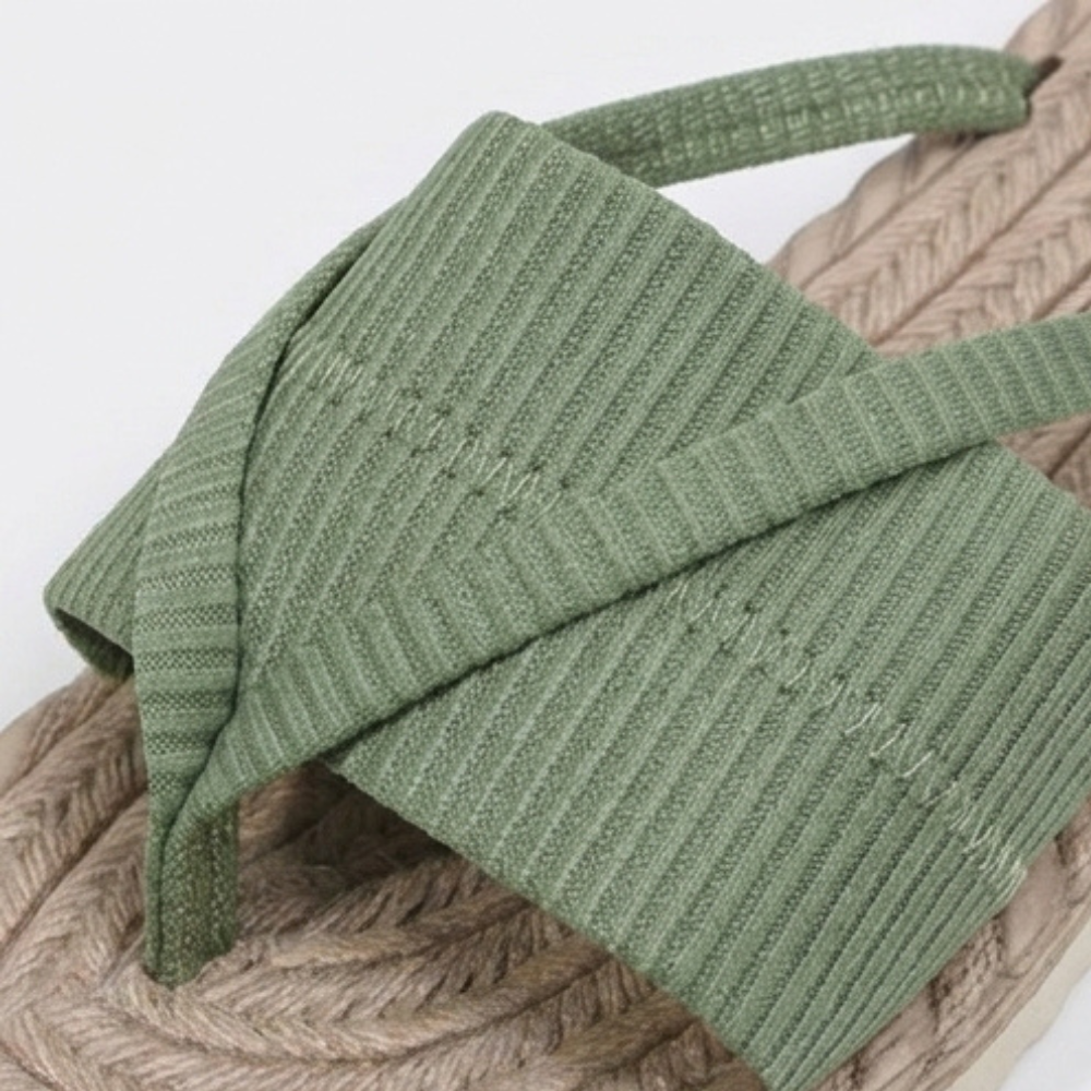 Lunara – Soft Woven Summer Slide Sandals