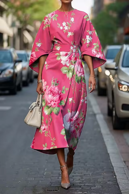 Moxlan™ | Elegant Floral Dress