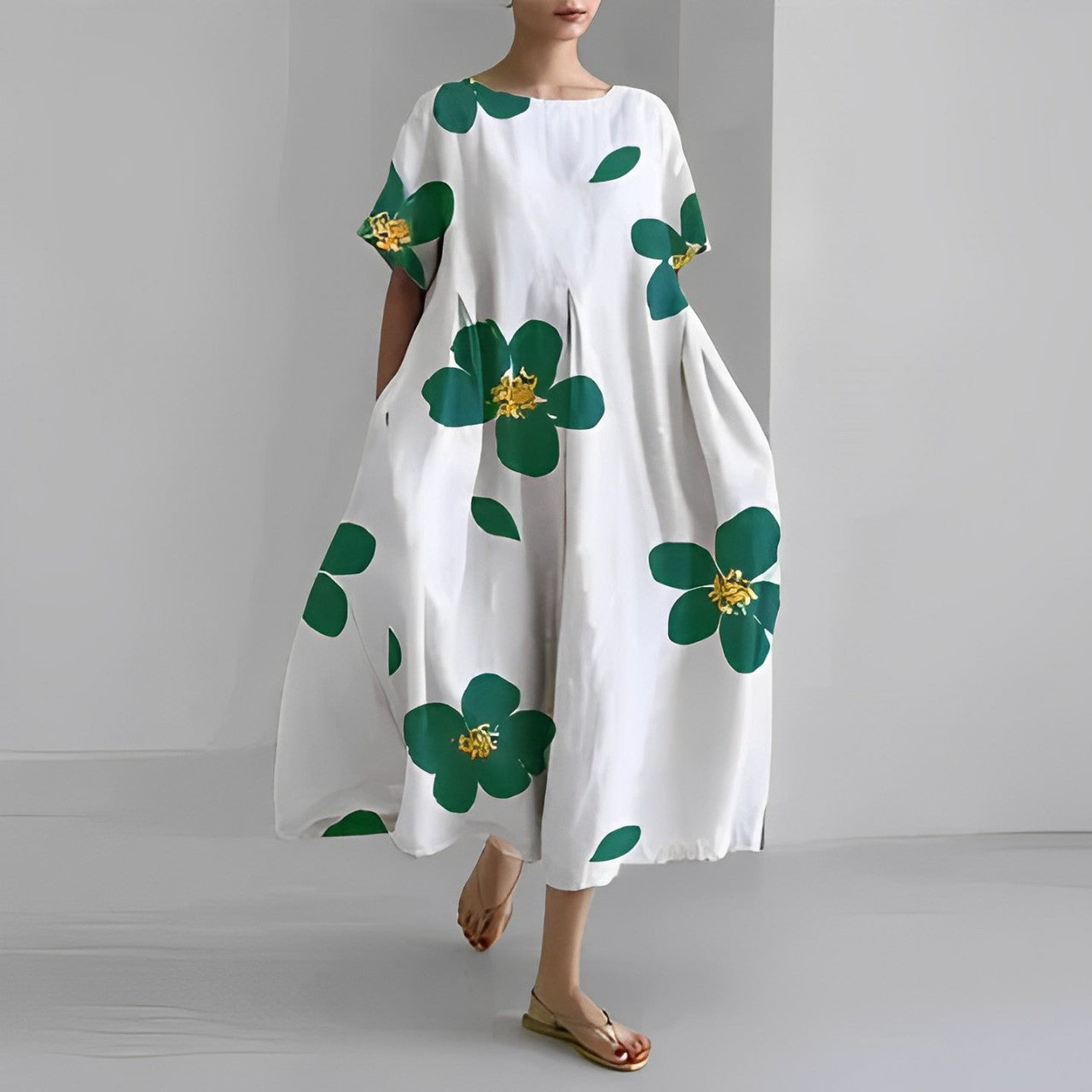 Daisy - Retro Big Swing Loose Maxi Dress
