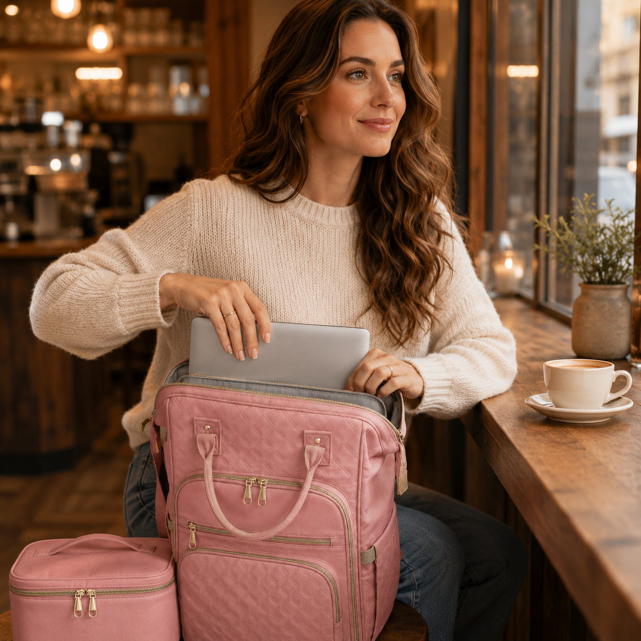 Carryla – Insulated Backpack with Lunch Box, Laptop Sleeve, Waterproof Oxford