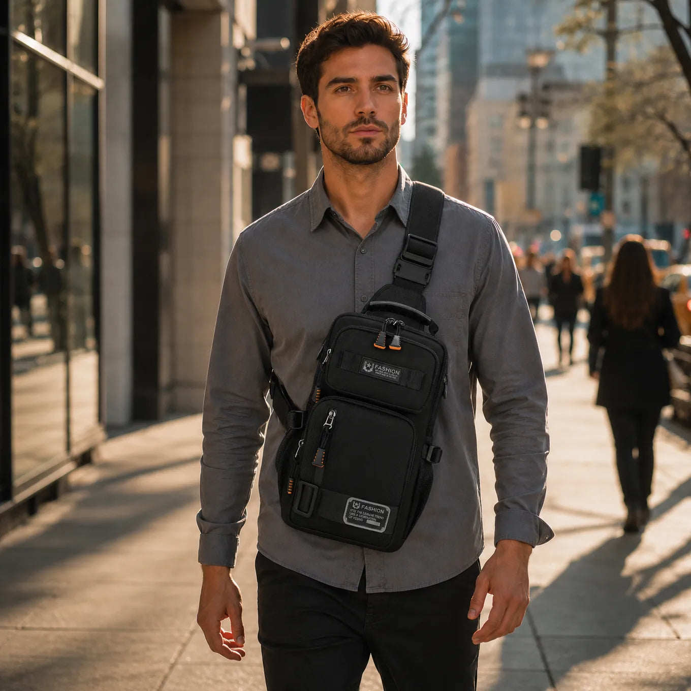 Cargolo – Adjustable Chest Sling Bag Multi-Pockets