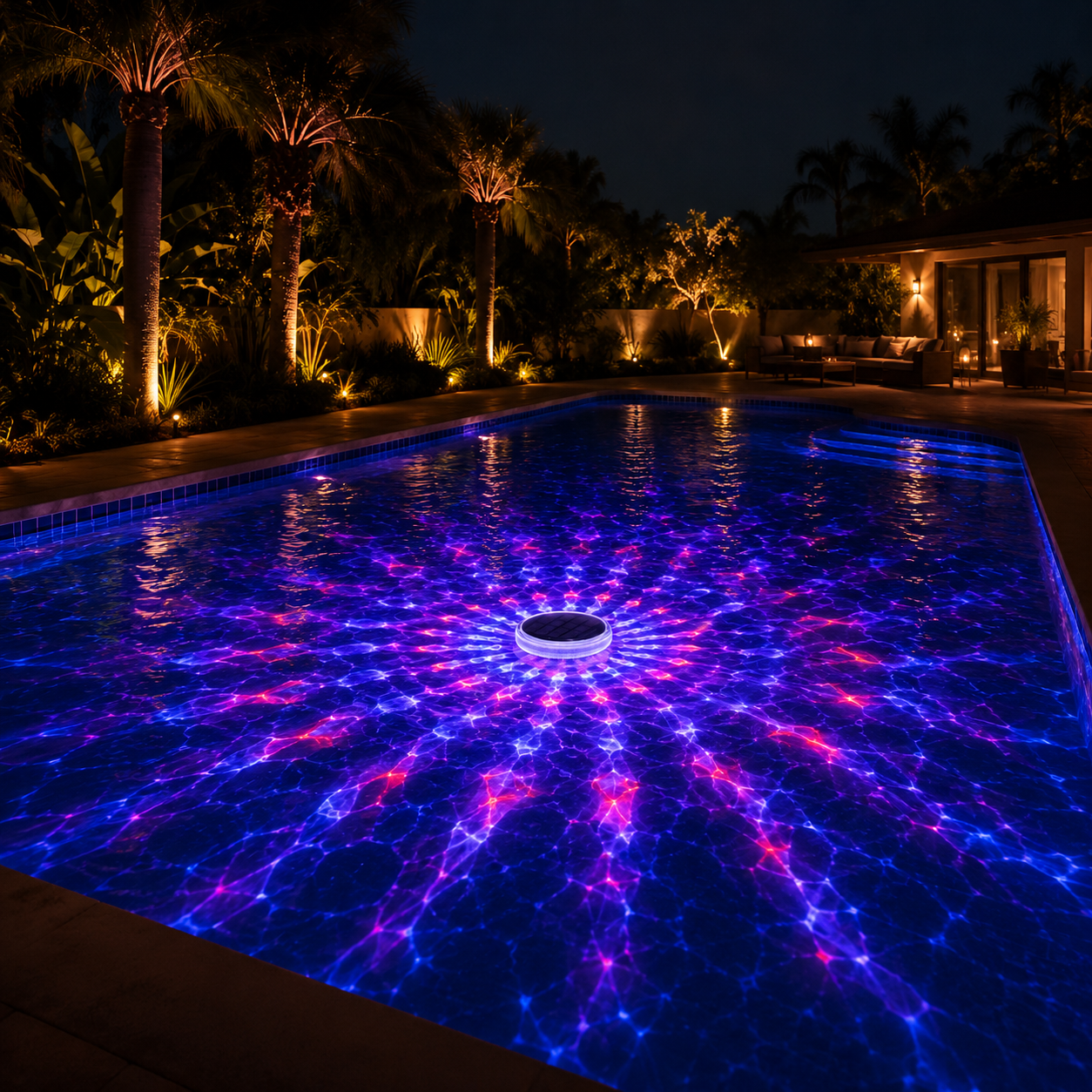 Lunara – Solar Floating Pool Light with Remote and Color Modes