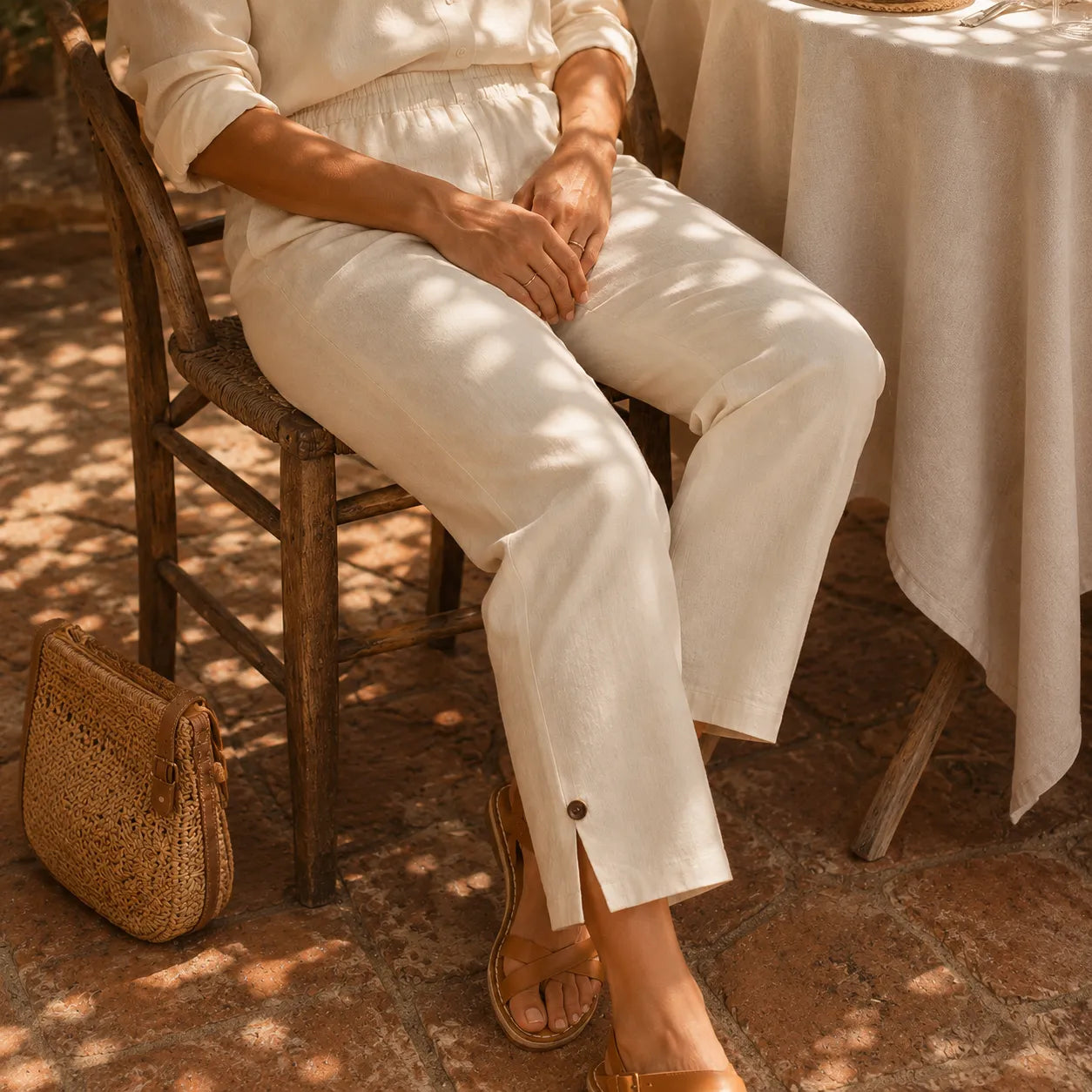 Linora – Breathable Straight Leg Ankle Pants for Women