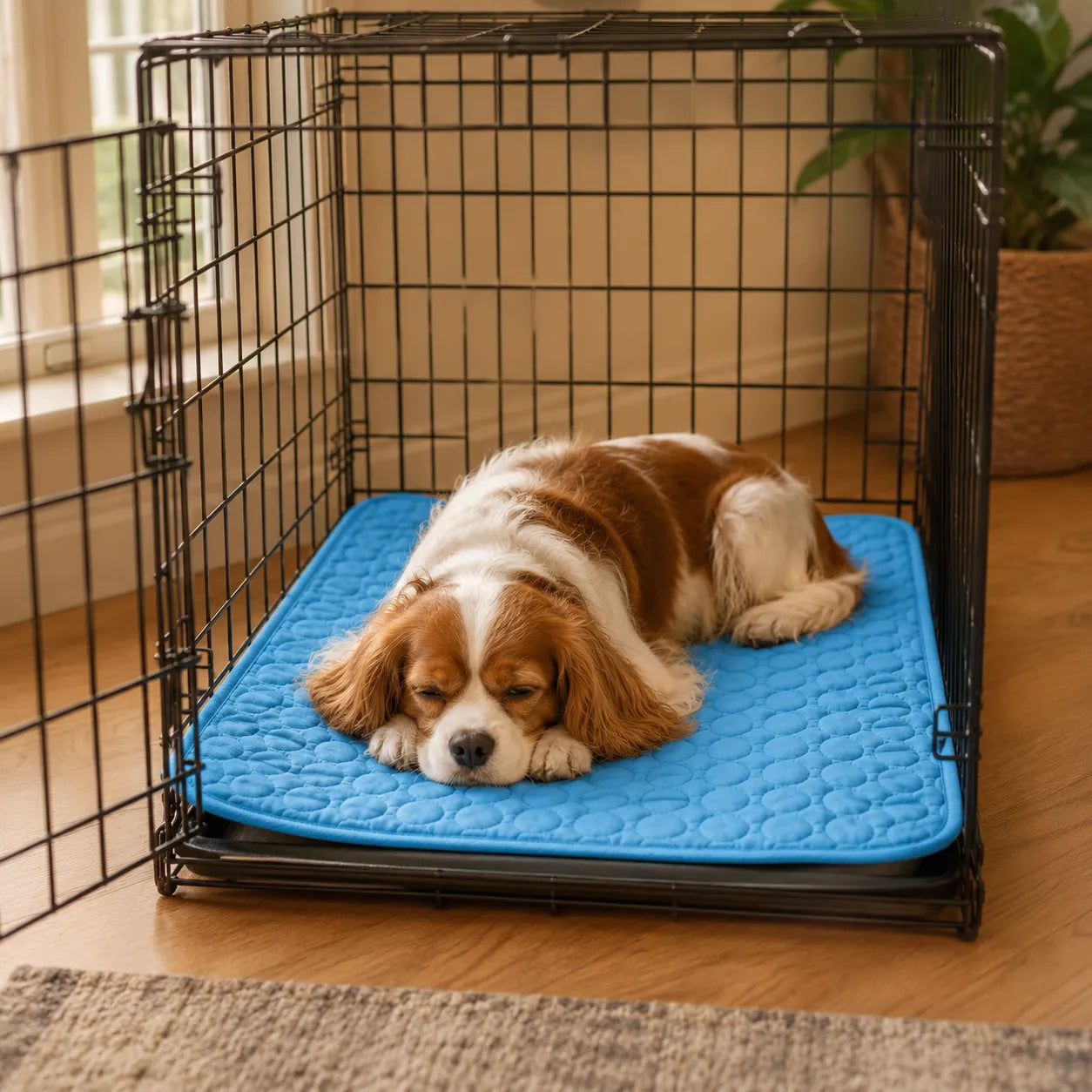 Coolo – Self-Cooling Pet Mat, Ice Silk-like Dog Cooling Pad, No-Freezer Cooling Mat for Dogs