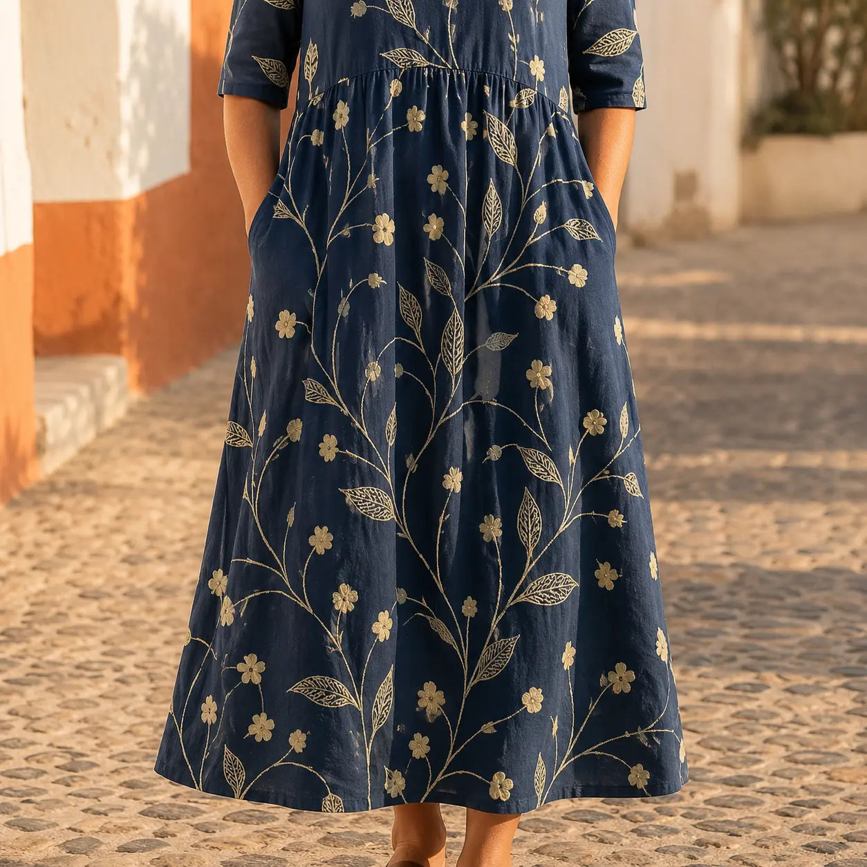 Florenza – Soft Touch Floral Maxi Dress for Women
