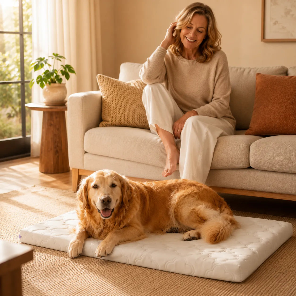Coolava – Instant Cooling Pet Mat for Dogs and Cats, Scratch-Resistant