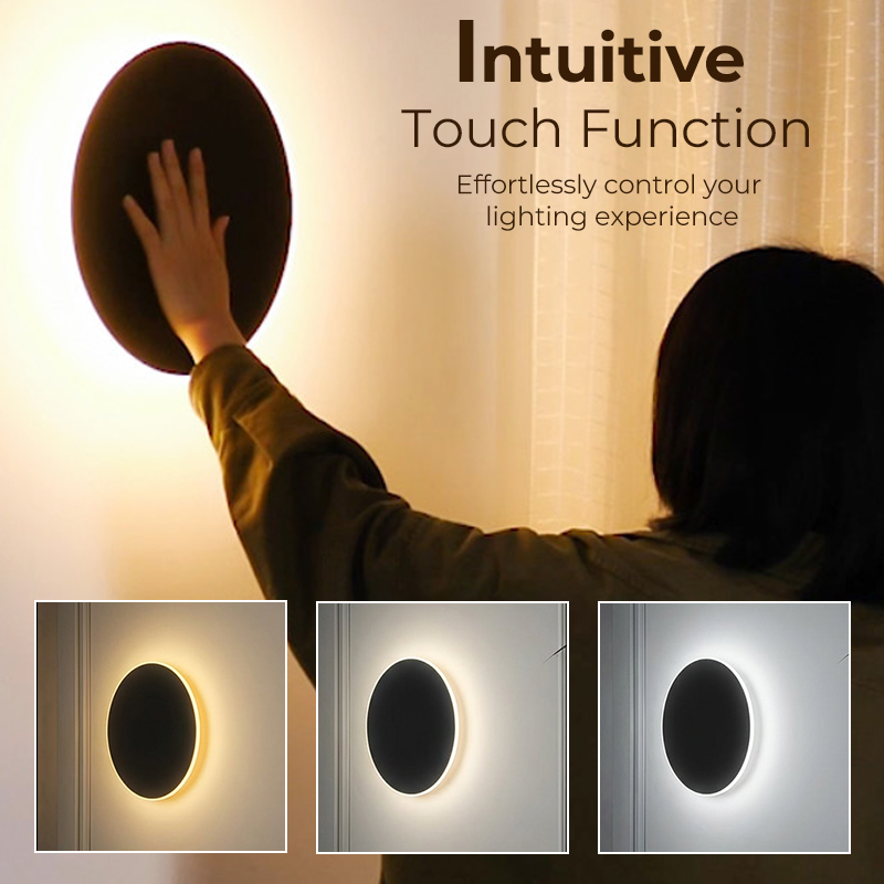Lunaro – Eclipse Backlit LED Wall Sconce