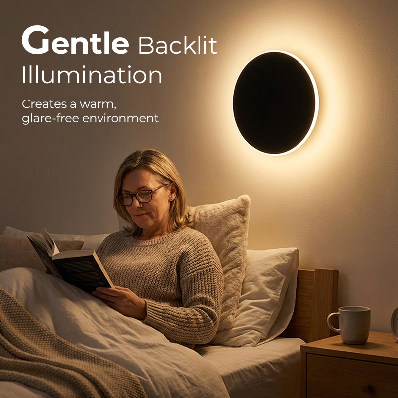 Lunaro – Eclipse Backlit LED Wall Sconce