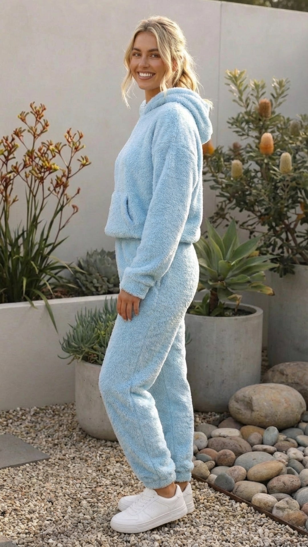 Women’s Comfy Fleece Two Piece Matching Lounge Set