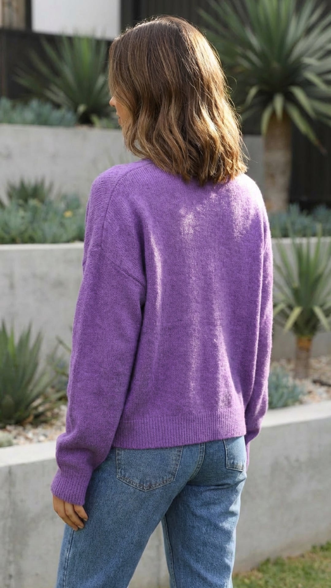 Women’s Button-Up Oversized Knit Cardigan