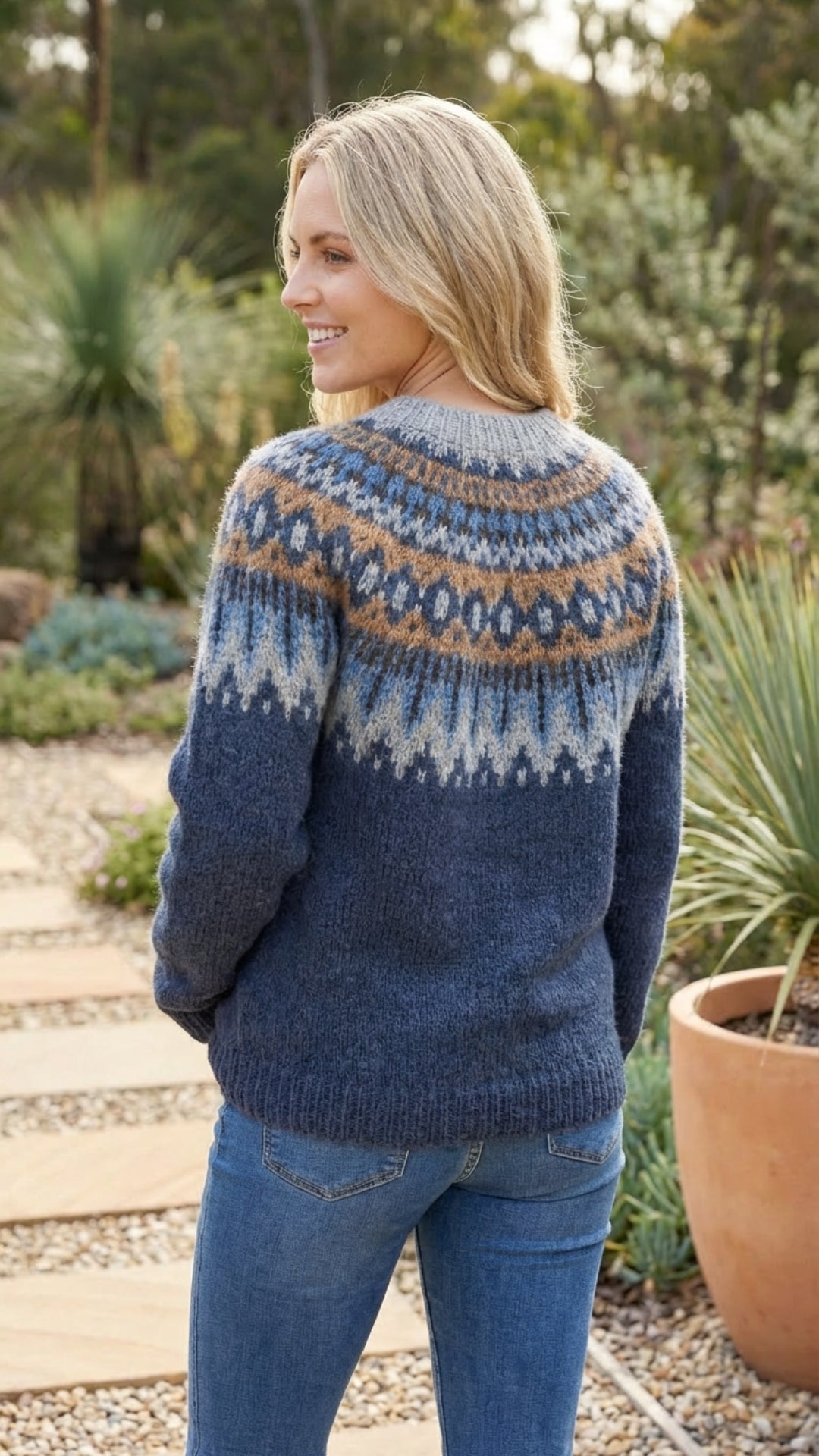 Women’s Fair Isle Patterned Sweater Pullover
