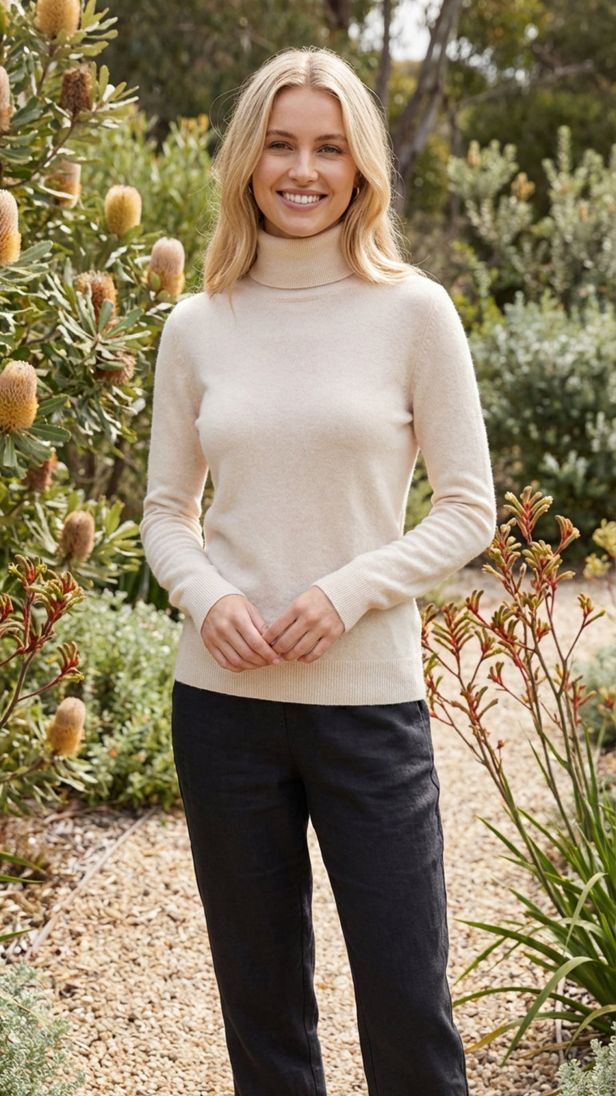 Women's Turtleneck Knit Sweater