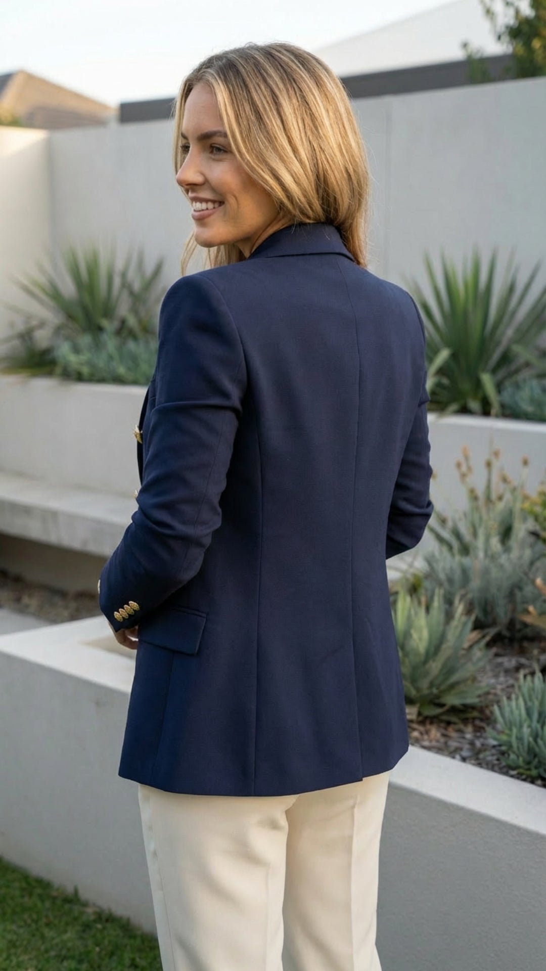 Women's Tailored Double Breasted Blazer