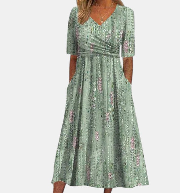 Hannah™ | Elegant Floral Summer Dress