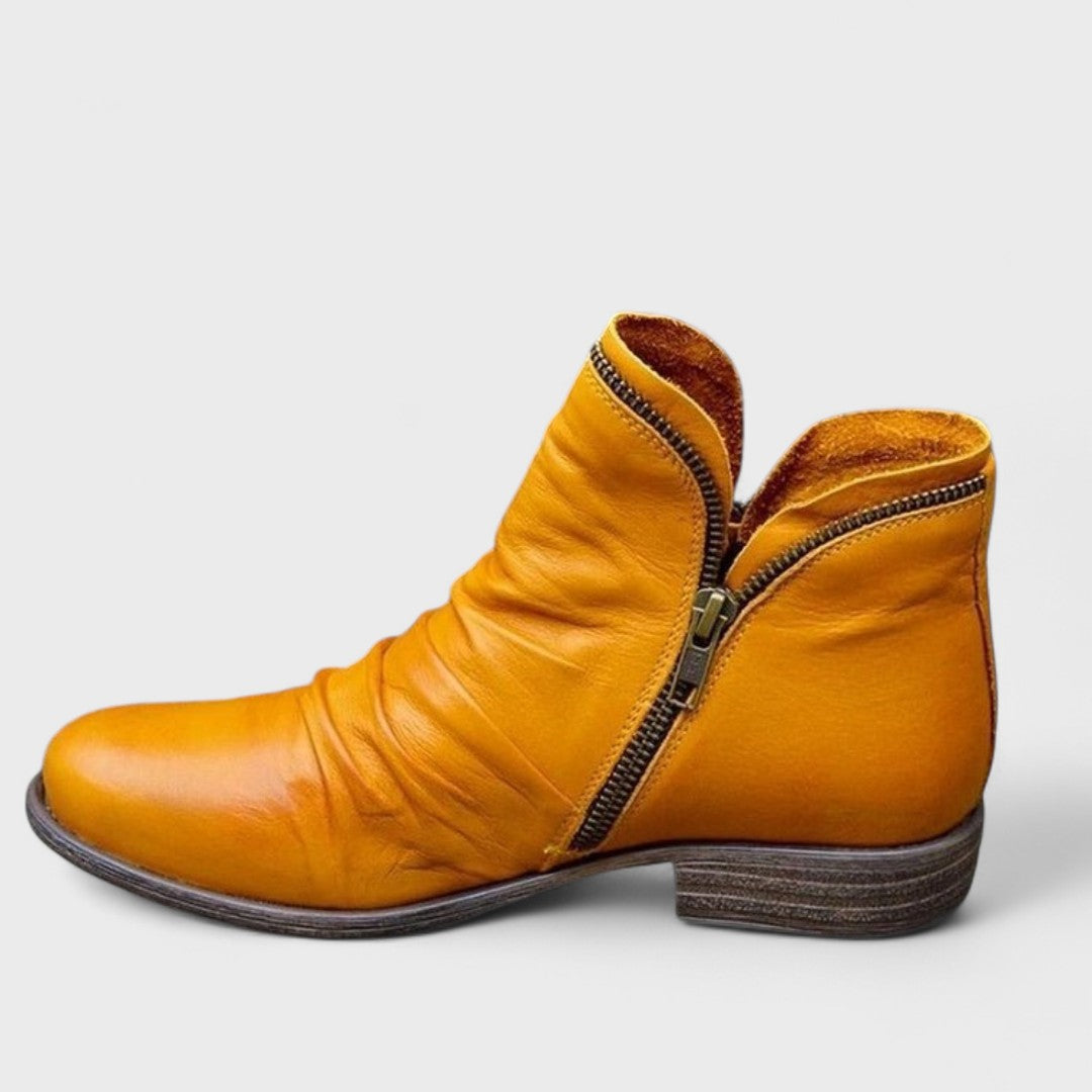 BELLA – MODERN ZIP ANKLE BOOTS