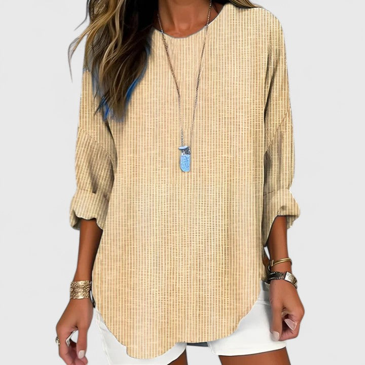 Rhea™ | Trendy Striped Blouse
