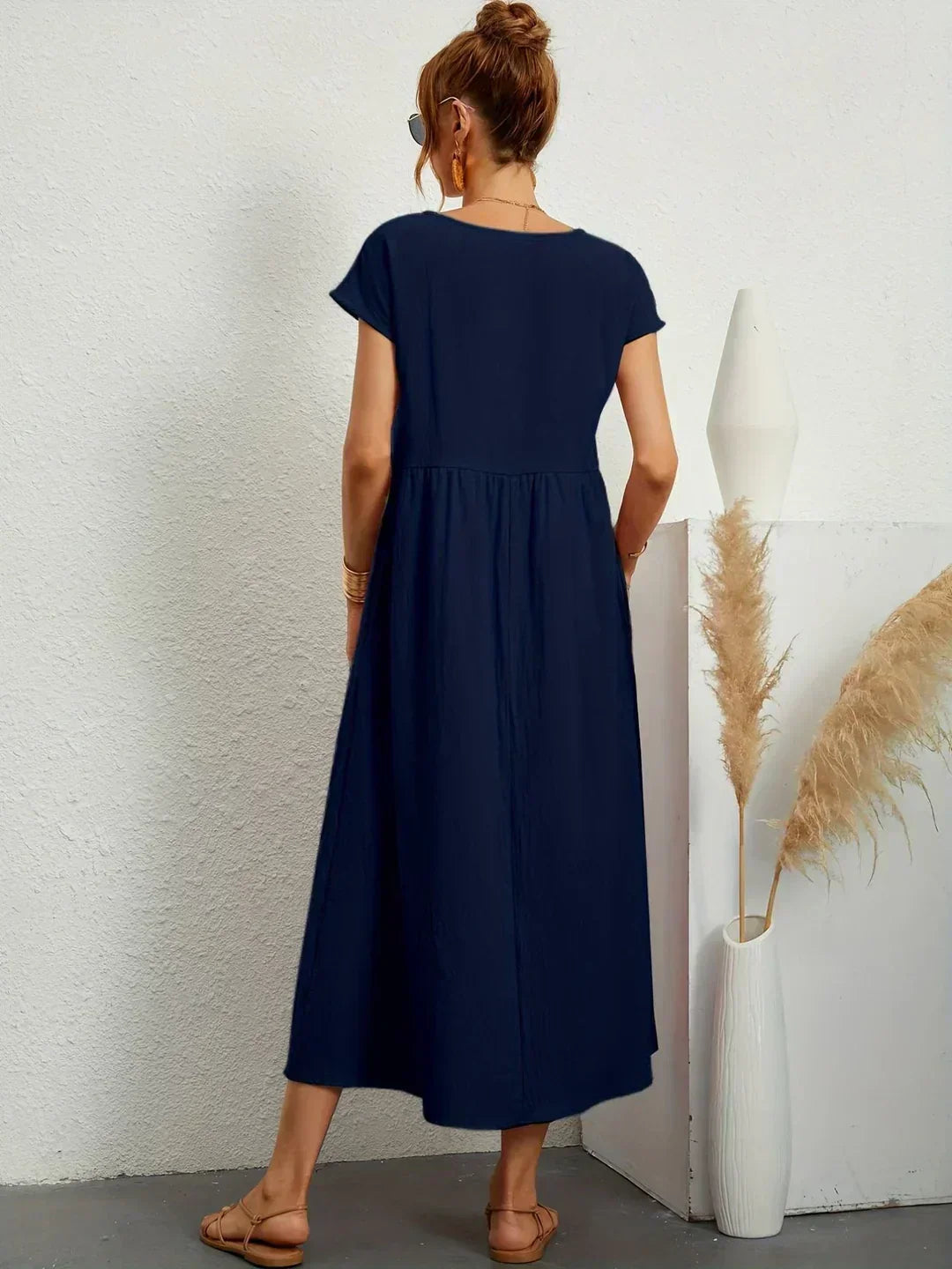 Ursina™ | Fluid Midi Dress.