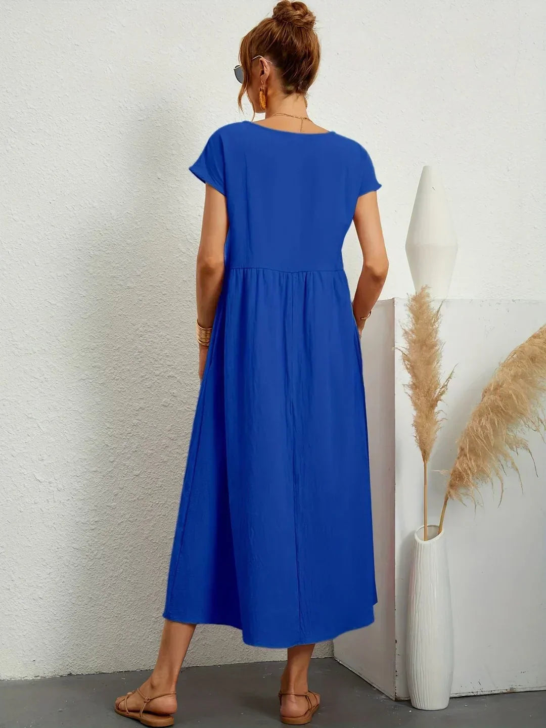 Ursina™ | Fluid Midi Dress.