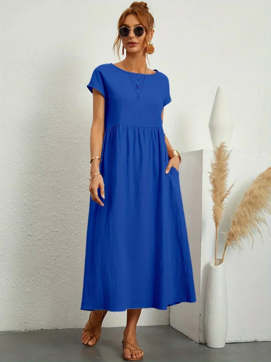 Ursina™ | Fluid Midi Dress.