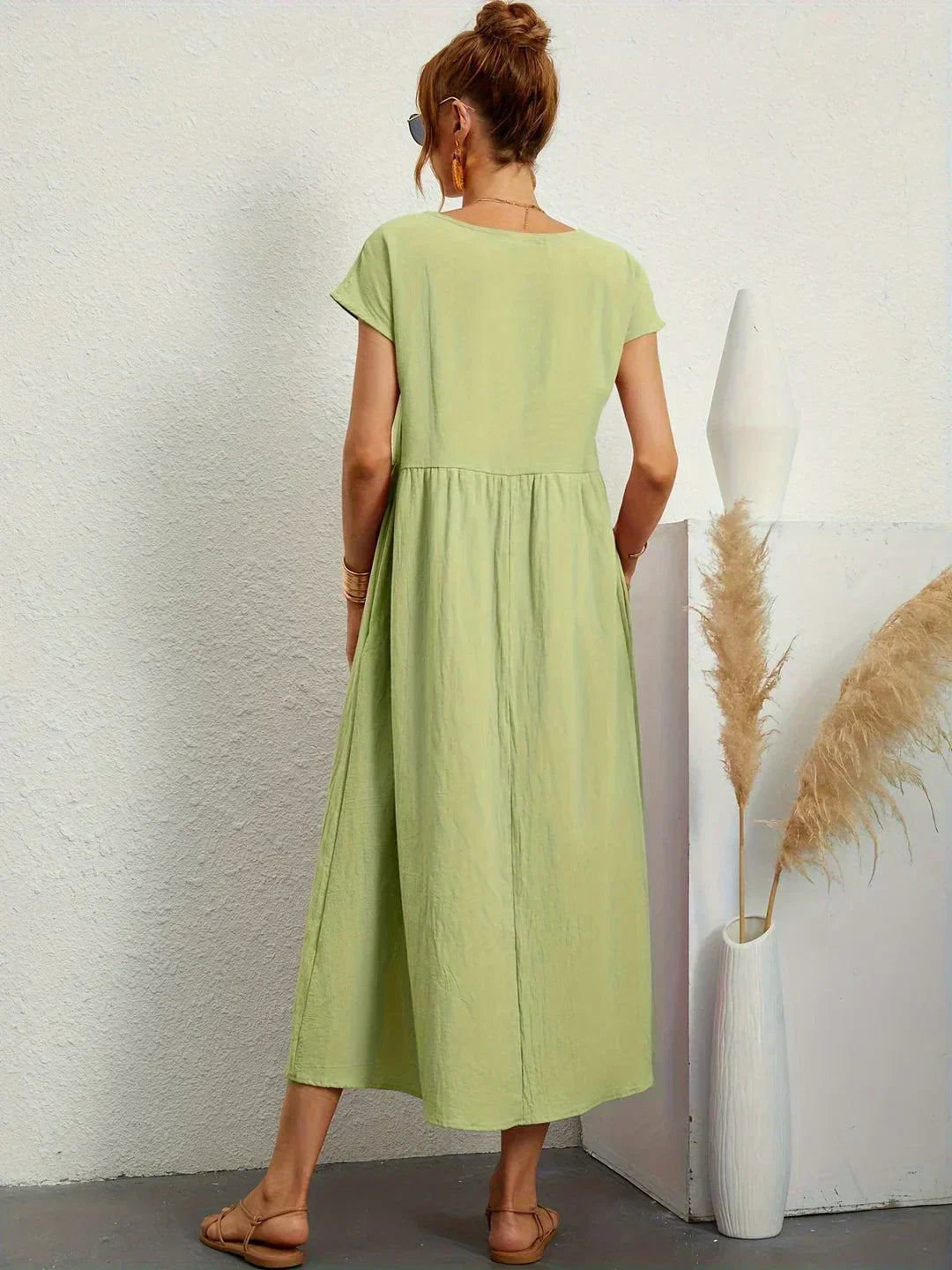 Ursina™ | Fluid Midi Dress.