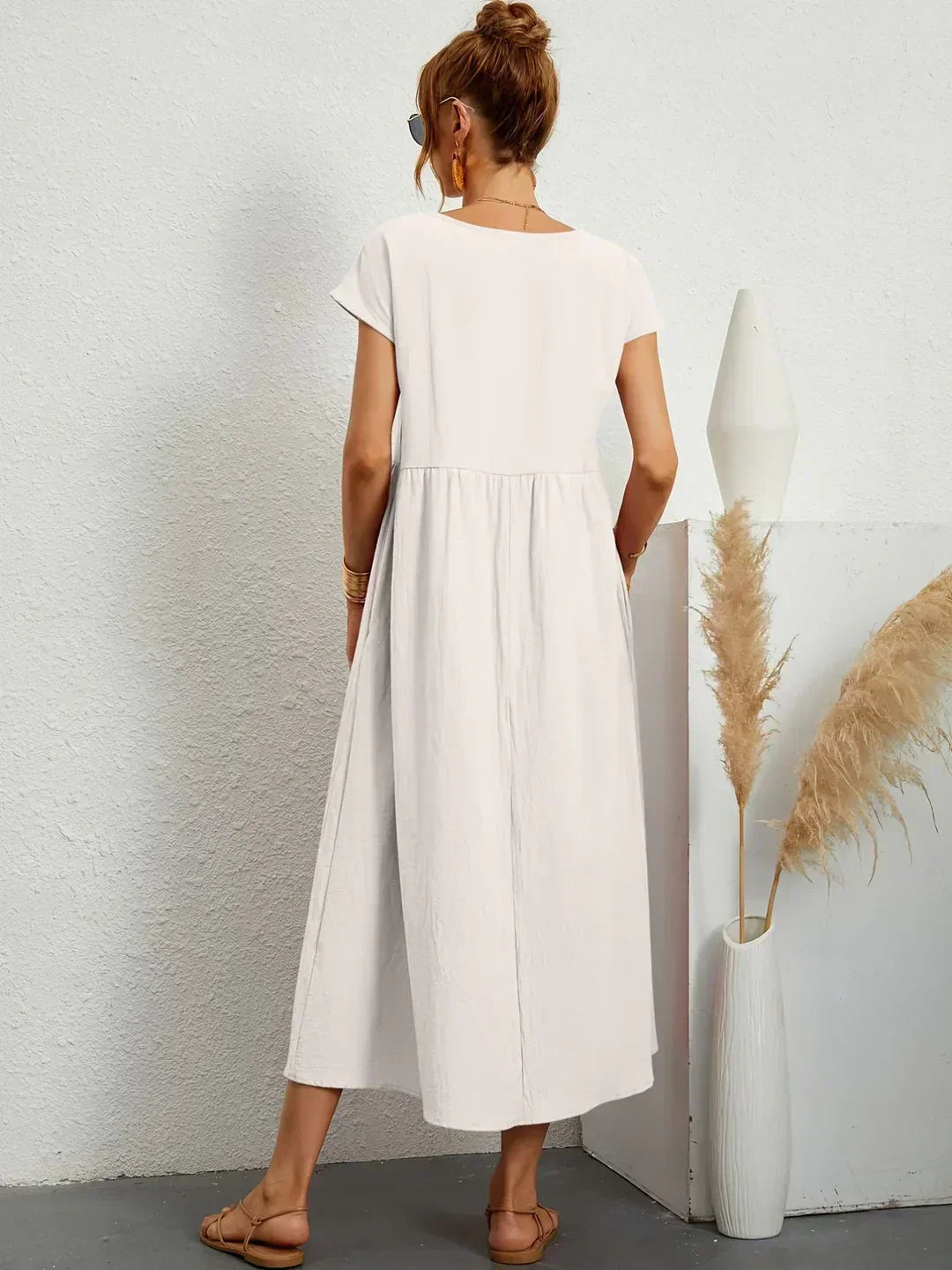 Ursina™ | Fluid Midi Dress.