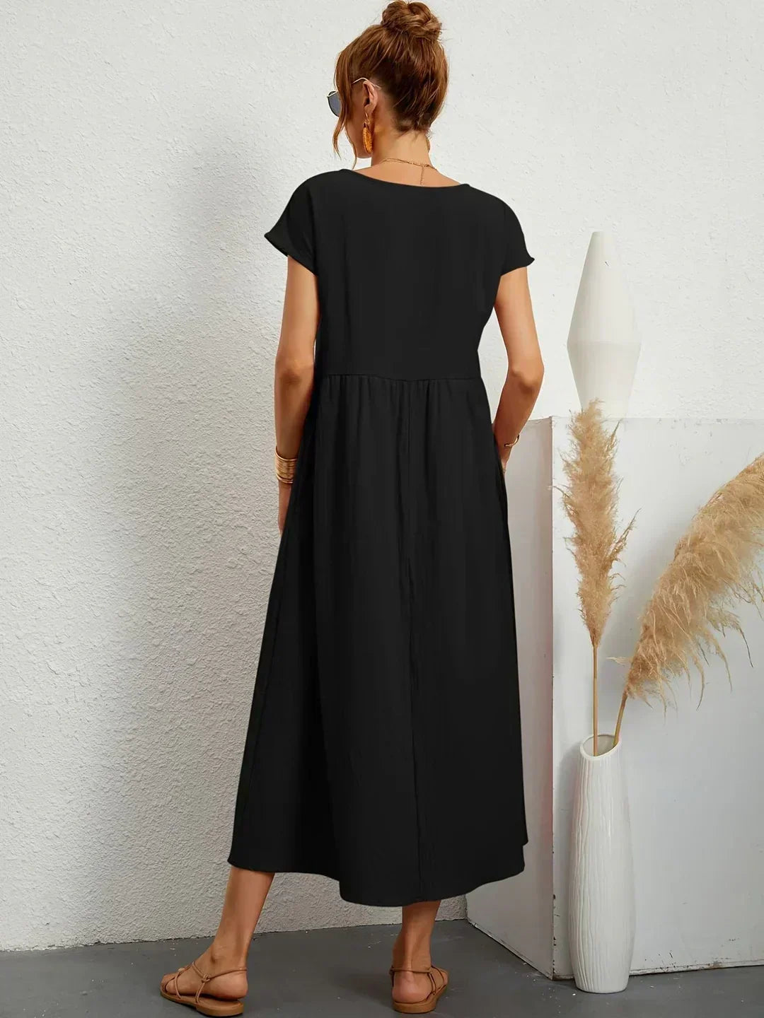 Ursina™ | Fluid Midi Dress.