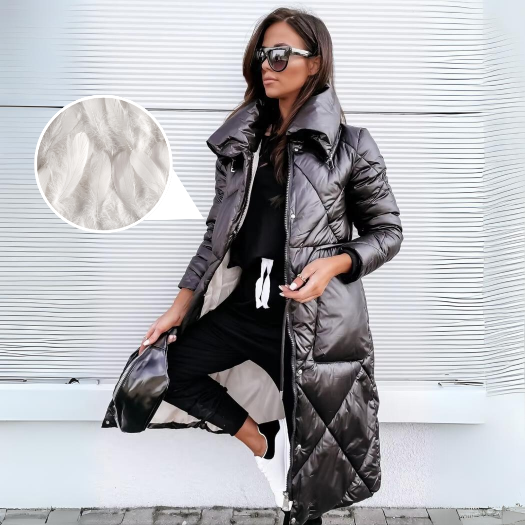 Noiréa™ | Elegant Quilted Jacket