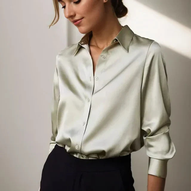 Lauren | Women Classic Button Down Elegant Blouse