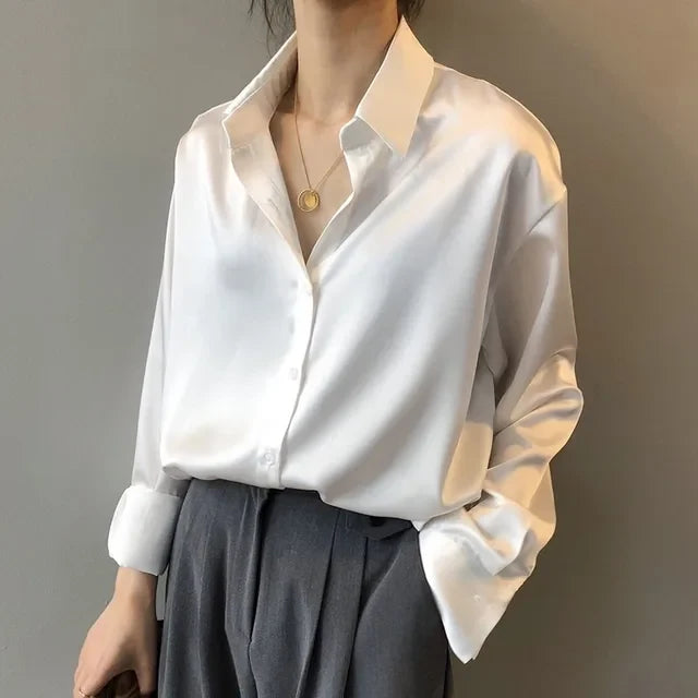 Lauren | Women Classic Button Down Elegant Blouse