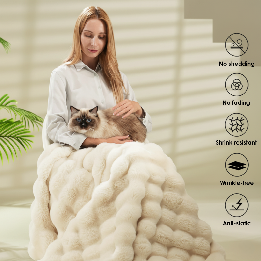 Anori - Rabbit Plush Velour Duvet