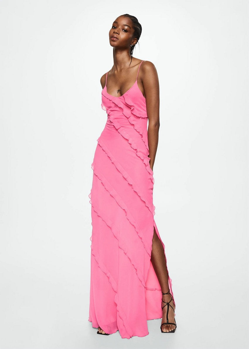 Adrienne – Elegant Ruffled Dress