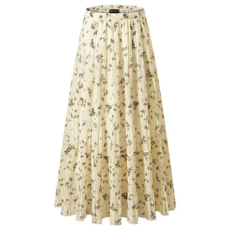 Floressa – Women's Flowy Double Lined Maxi Skirt