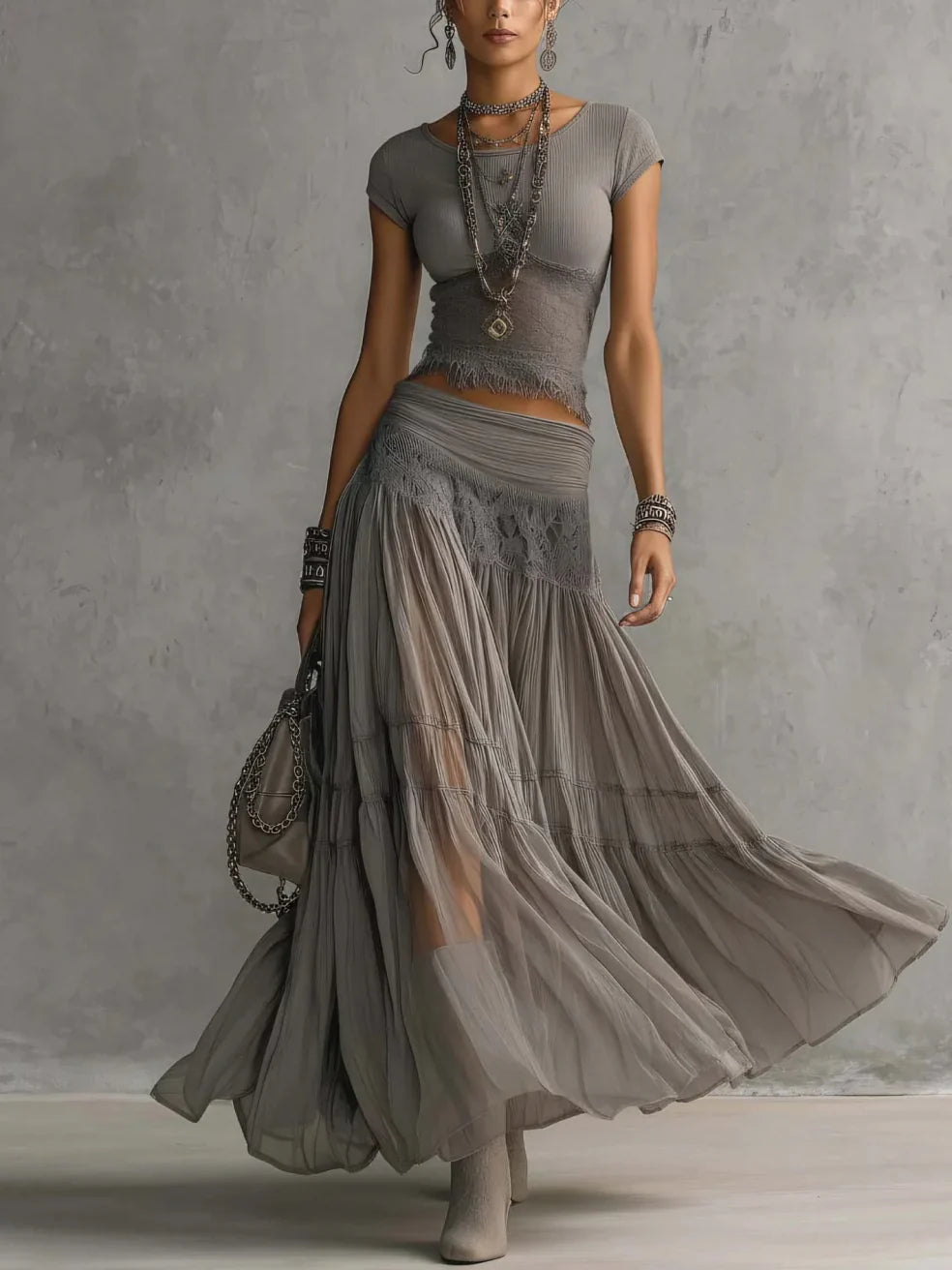 Ellys™ Maxi Skirt Set