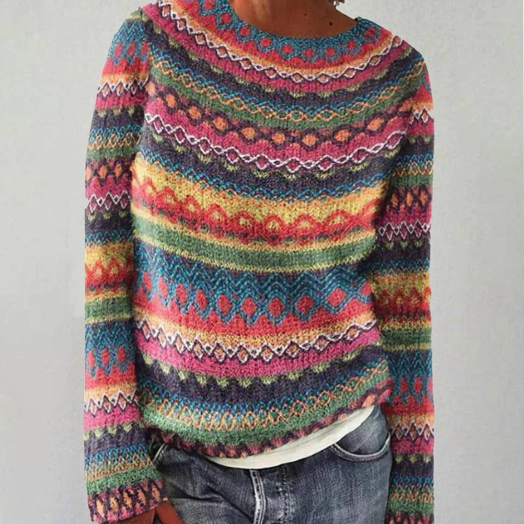 Urszula - Retro Scandinavian Knitted Sweater