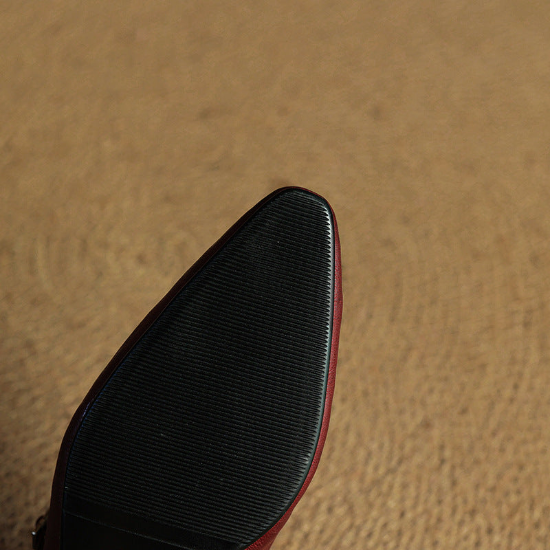 Vintage Leather Mules