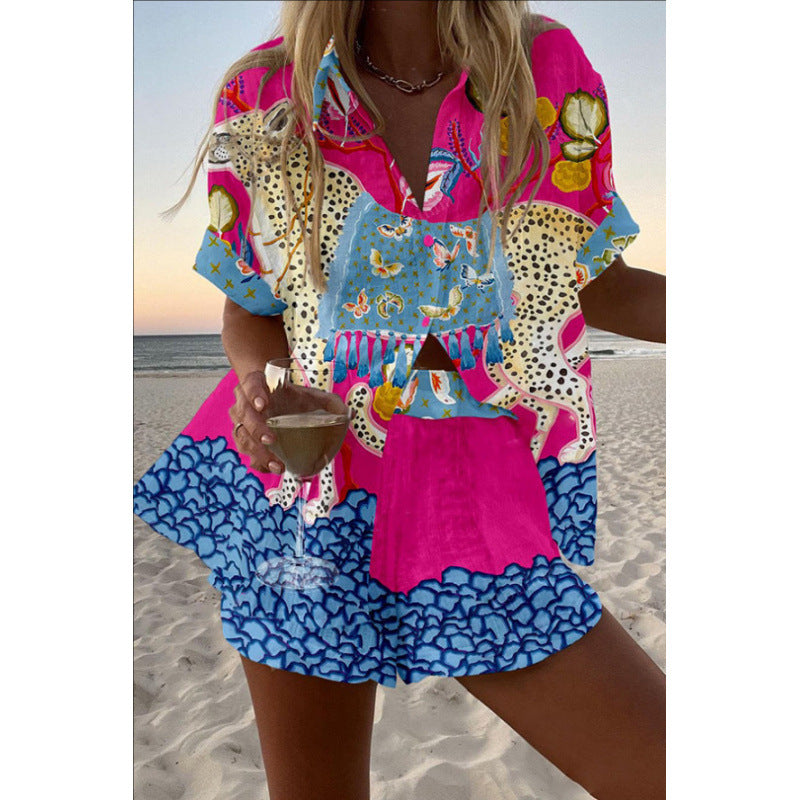 Sophia | Relaxed Shirt & Shorts Set