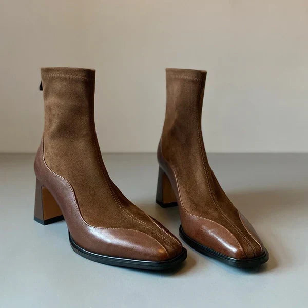 Sorelle Spliced Suede Boots